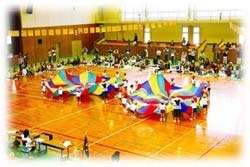 吉田河原保育園の写真2枚目：こちらは運動会の様子です