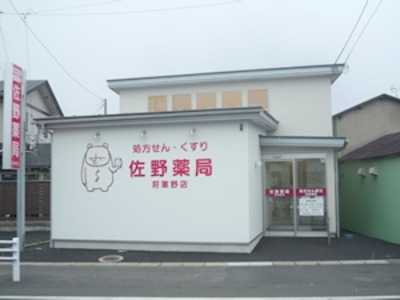 佐野薬局将軍野店(薬剤師の求人)の写真:佐野薬局将軍野店 外観
