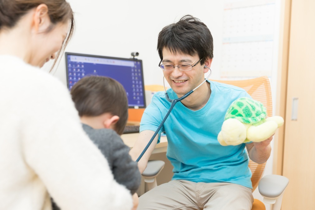 オーシャンキッズクリニック(医療事務/受付の求人)の写真:笑顔あふれる職場です。