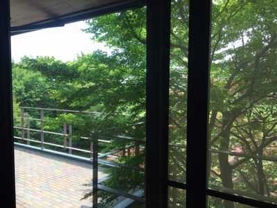 ぽぽハウス三の丸【デイサービス】の写真3枚目：豊かな緑に囲まれた気持ち良い環境です