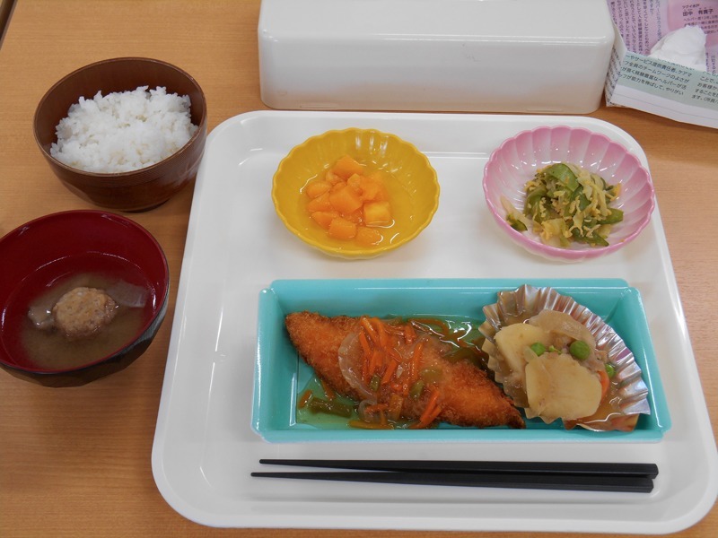 フォレスト高松デイサロンもりのいえの写真5枚目：昼食の一例です。