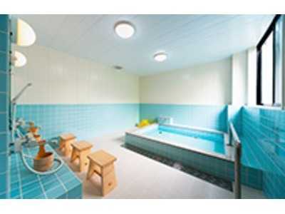 デイサービスセンターここから倶楽部下新庄(看護師/准看護師の求人)の写真4枚目:銭湯をイメージした大浴場はゆっくり湯船に浸かれます