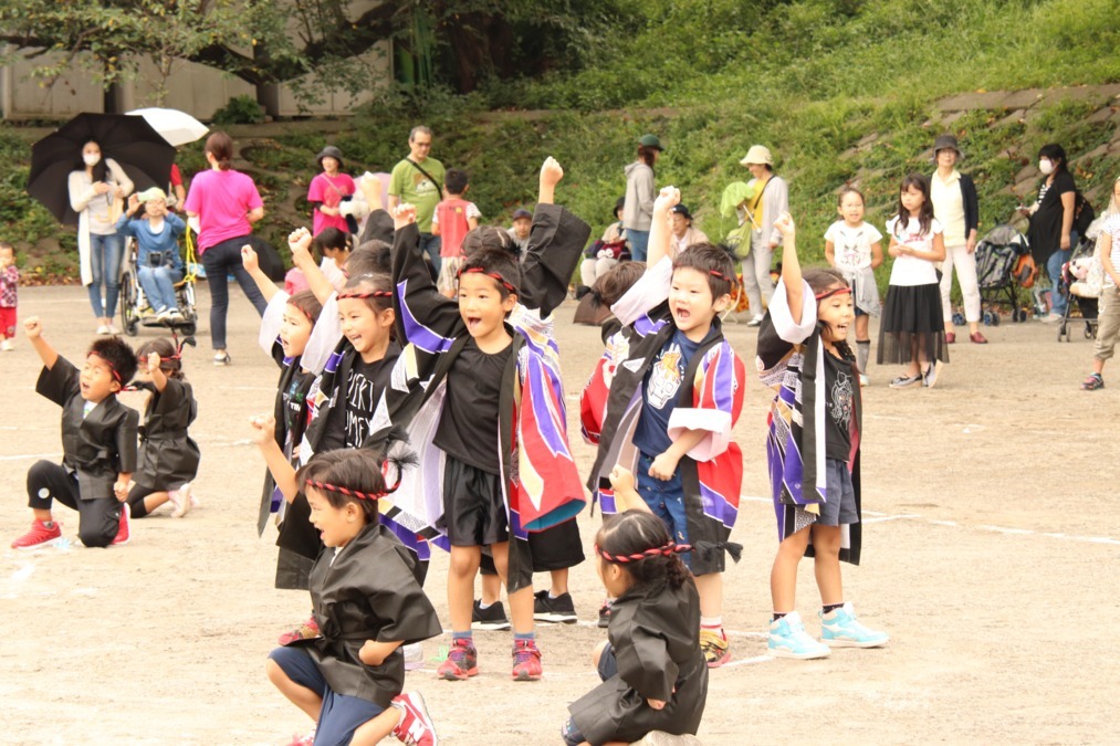 ねむの樹北寺尾保育園の写真7枚目：運動会でソーラン節を踊りました！