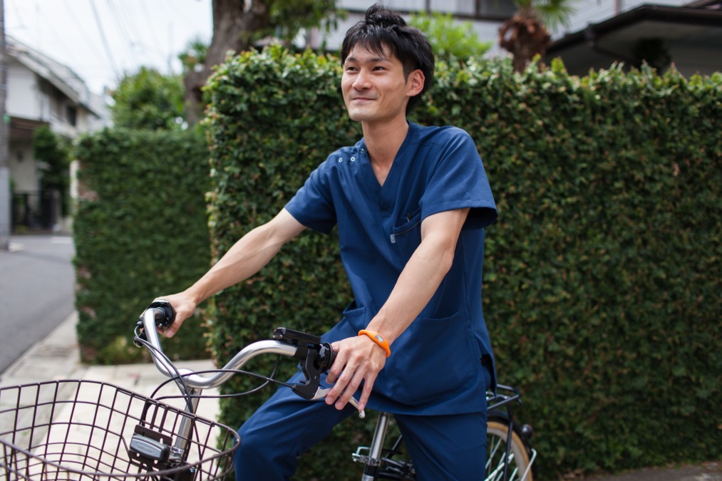 訪問リハビリマッサージすずめが丘の写真7枚目：バイクが運転出来なくても問題ありません。電動自転車を支給します。