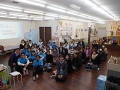 ケアビレッジちとせ 町田 / 看護小規模多機能型居宅介護(ケアマネジャーの求人)の写真:社内の経営計画説明会の様子です。
