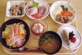 デイサービスセンター舞ケ丘明静苑（看護師/准看護師の求人）の写真4枚目：食事の例です！