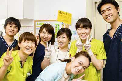 はらだ歯科クリニック(歯科助手の求人)の写真:職種関係なく全員が仲良いです♪