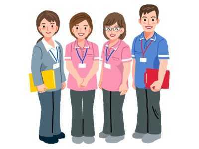 介護センター笑顔の写真