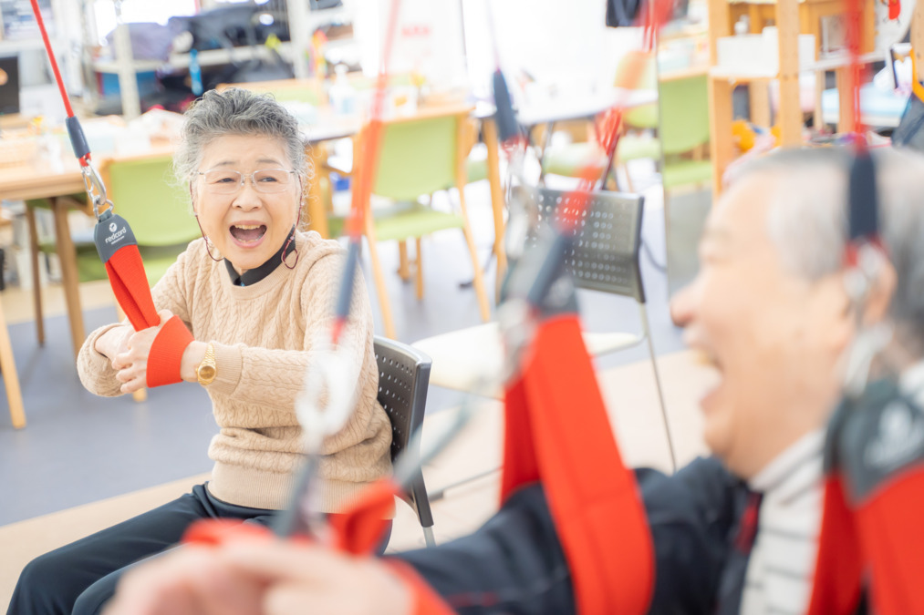 生活リハビリ特化型デイサービス リカバリーホームズ獅子ヶ谷(介護タクシー/ドライバーの求人)の写真6枚目:皆さん元気なご利用者様ばかり