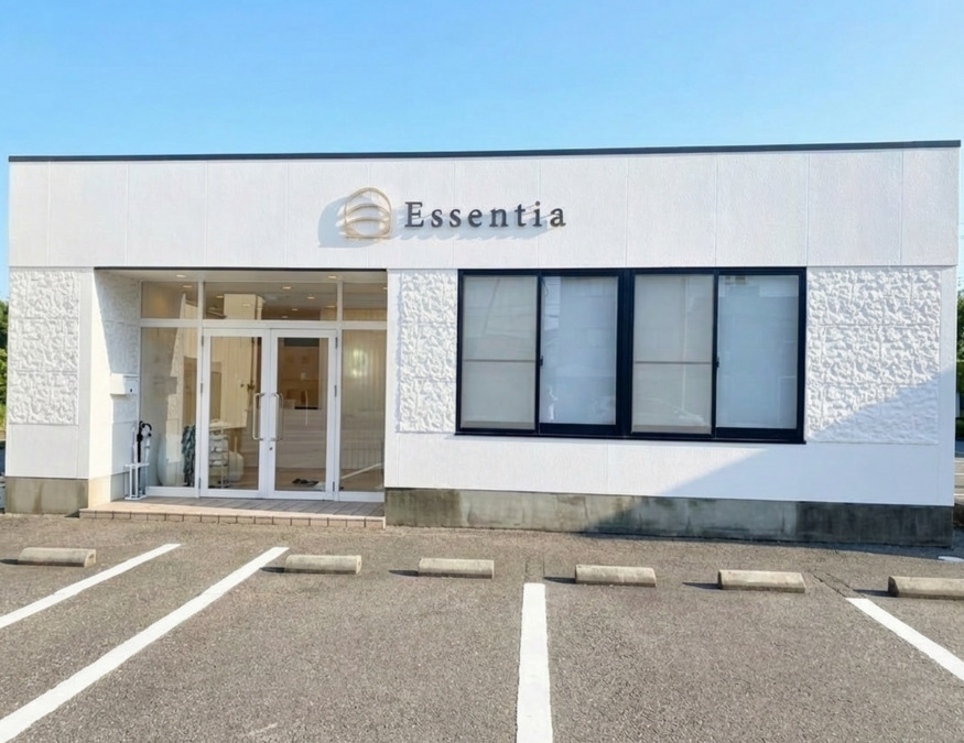 美容整体 Essentia KANAZAWA【2025年06月オープン】（作業療法士の求人）の写真8枚目：清潔感あふれる外観が目印のEssentia金沢