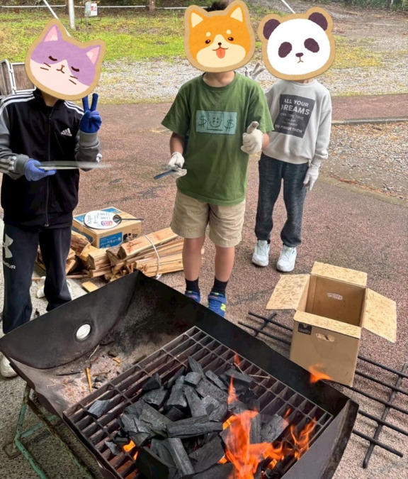 児童発達支援・放課後等デイサービス / サクラハート（保育士の求人）の写真9枚目：子ども達とのアウトドアイベント（バーベキュー）