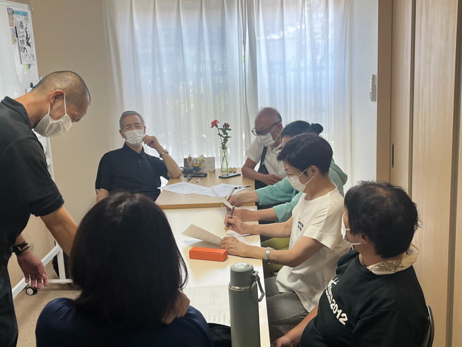 ヘルパーステーション遊歩(介護職/ヘルパーの求人)の写真3枚目:ヘルパー研修の様子です。