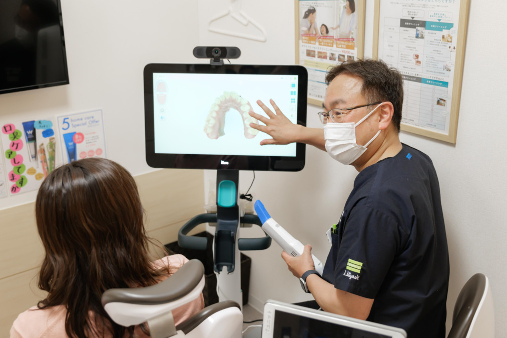 医療法人社団白優会三好プリベント歯科（歯科衛生士の求人）の写真9枚目：当院はアイテロ1台・WEスキャナー2台導入しており、様々な提案を行っております
