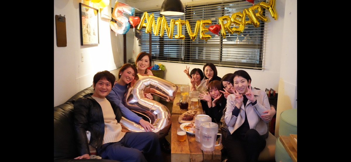 医療法人社団おおいまち消化器外科クリニック(看護助手の求人)の写真5枚目:盛り上がった開院5周年の記念パーティです!