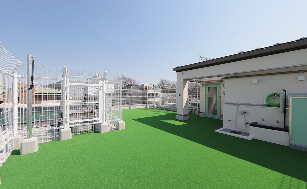 ピオーネ雑司が谷保育園（保育士の求人）の写真7枚目：屋上