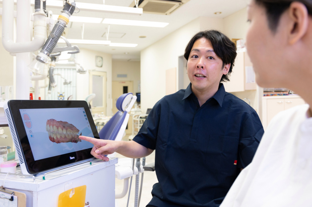いわね歯科（歯科衛生士の求人）の写真9枚目：矯正歯科では、わかりやすい説明を心がけています。