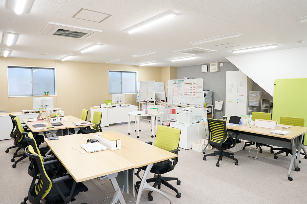 かえるこころの訪問看護ステーション(看護師/准看護師の求人)の写真4枚目:1階の仕事スペースです!