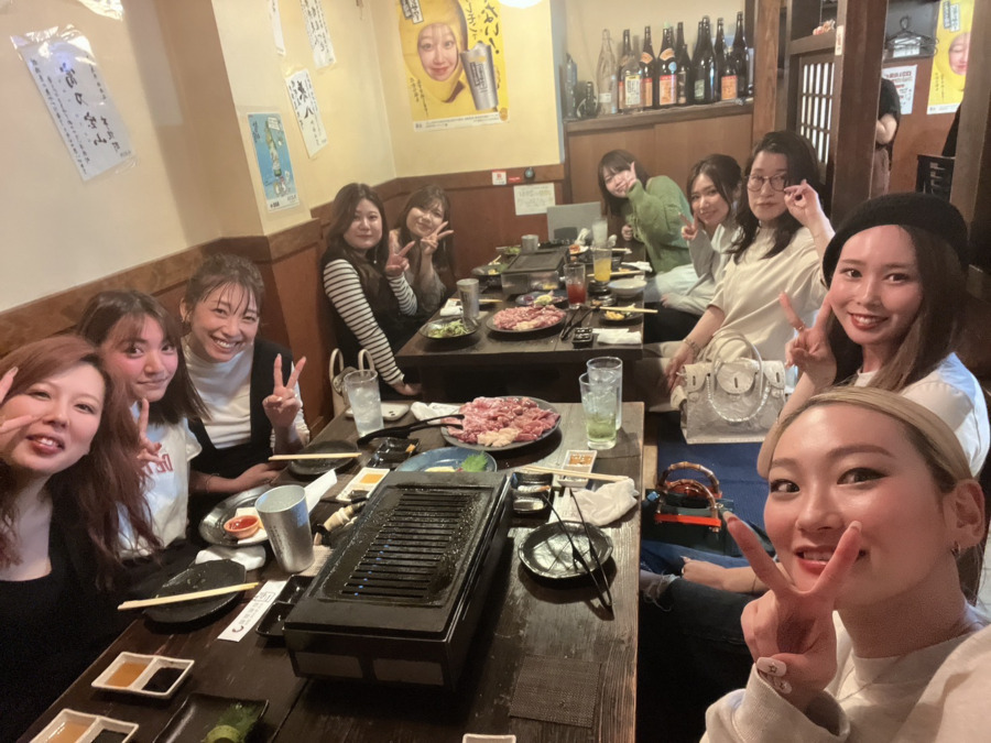 Nailsalon ∞murmur∞の写真3枚目：新人歓迎会♬
総勢10名のスタッフで♪