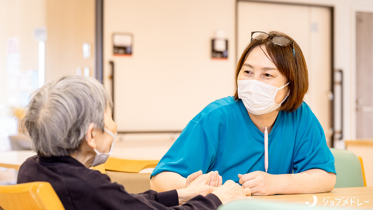 介護老人保健施設ウイステリア（看護師/准看護師の求人）の写真8枚目：やさしく寄り添う介護を目指しています