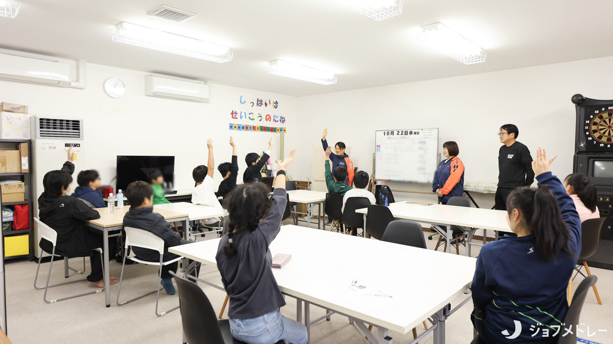 児童発達支援・放課後等デイサービス　グラン・シード菊水ルーム（保育士の求人）の写真4枚目：療育の様子です