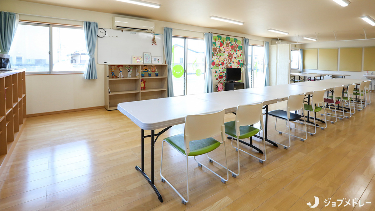 メロディーおおまま（児童発達支援管理責任者の求人）の写真7枚目：のびのびと過ごせる広々とした空間です