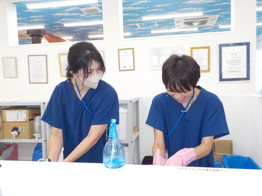 船橋日大前さくらパーク歯科（歯科助手の求人）の写真14枚目：産休後、ライフスタイルが変わっても安心して働けます！