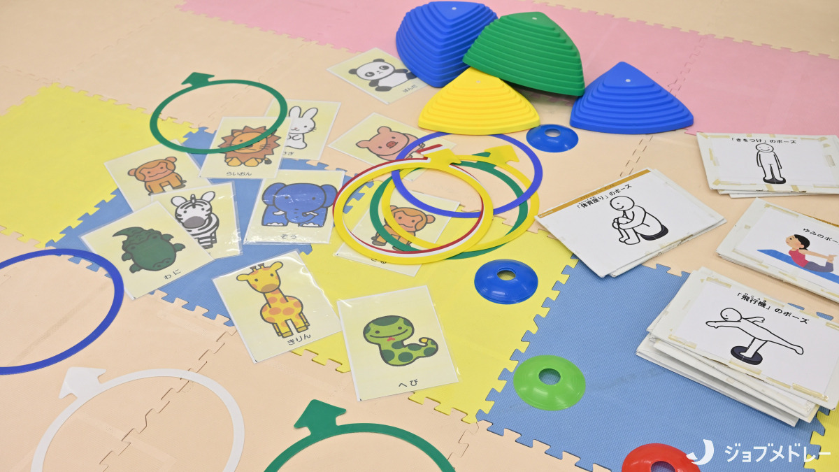 StepUP蒔田通町教室（保育士の求人）の写真8枚目：療育で使用している教材です