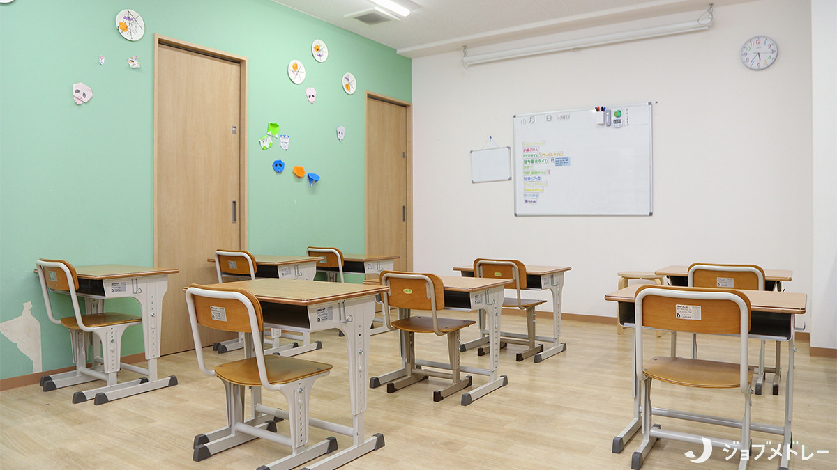 こぱんはうすさくら　戸田公園教室（介護タクシー/ドライバーの求人）の写真5枚目：放課後等デイサービスのお部屋です