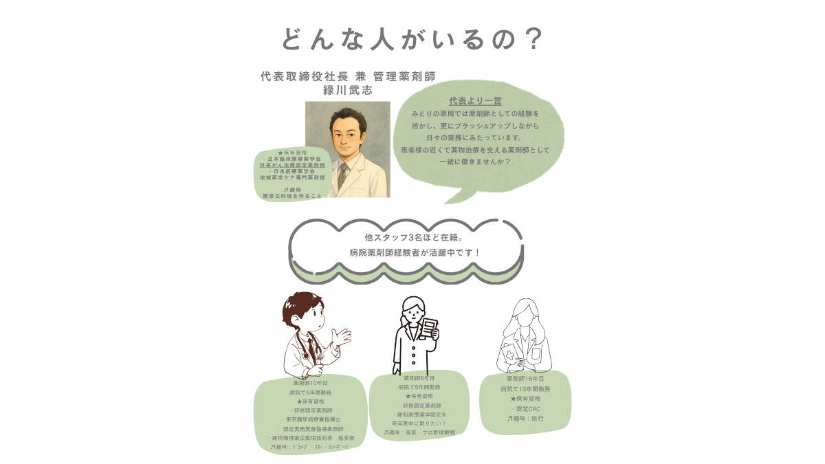 みどりの薬局（薬剤師の求人）の写真17枚目：
