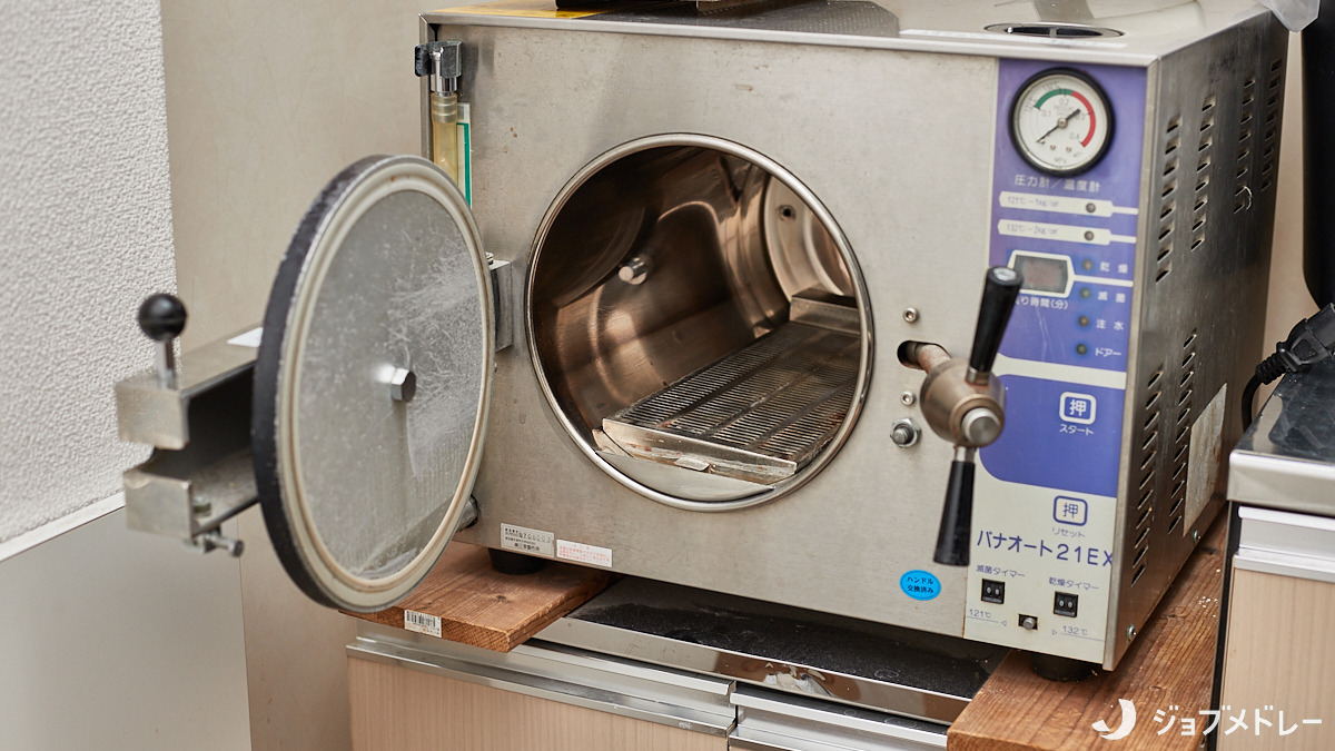 ゆうゆう歯科（歯科医師の求人）の写真8枚目：徹底した衛生管理で安心の診療を行います。