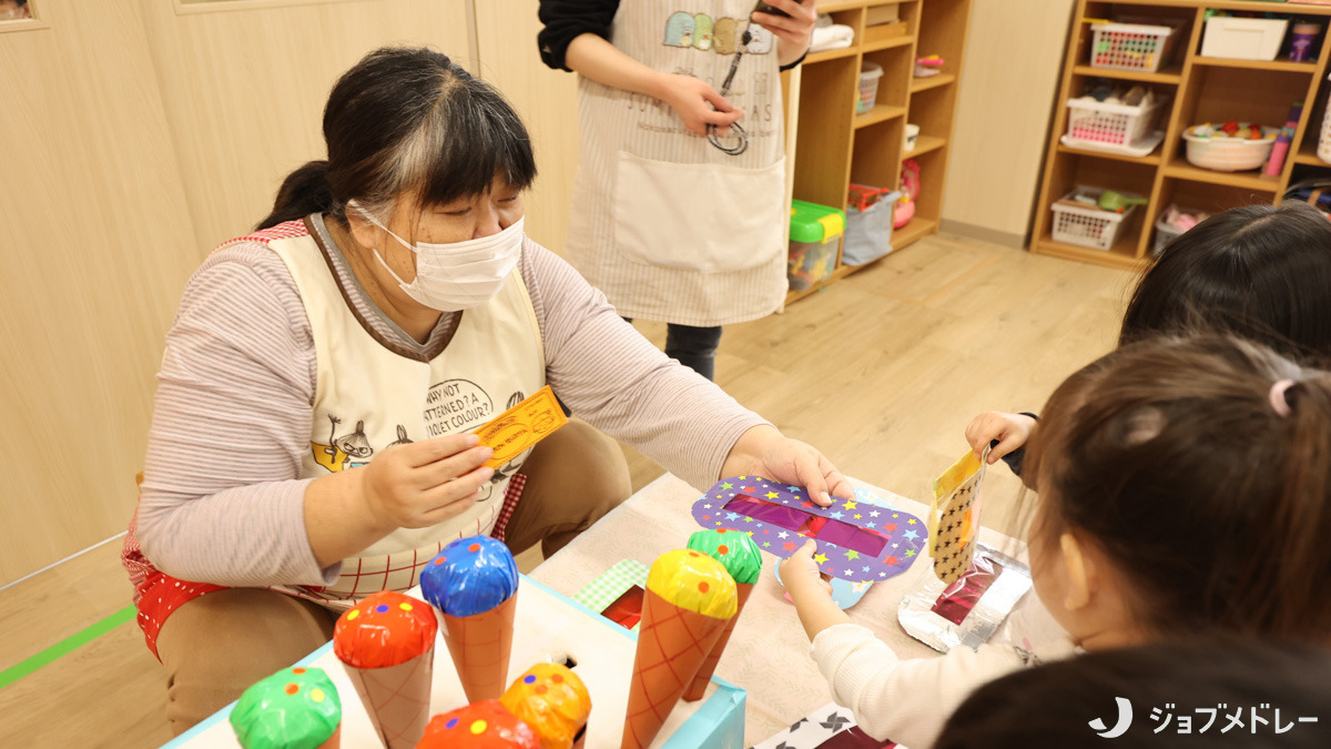 S.T.ナーサリーSCHOOL藤野園(保育士の求人)の写真8枚目:子ども一人ひとりに丁寧に向き合っています
