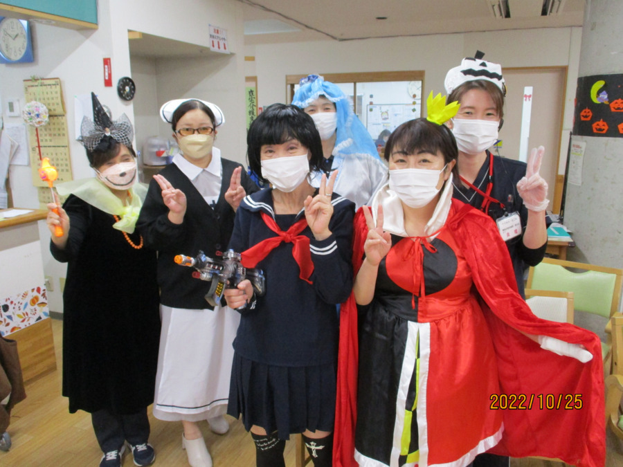 老人保健施設FOMA・なごみ（作業療法士の求人）の写真5枚目：ハロウィンイベントの様子です
