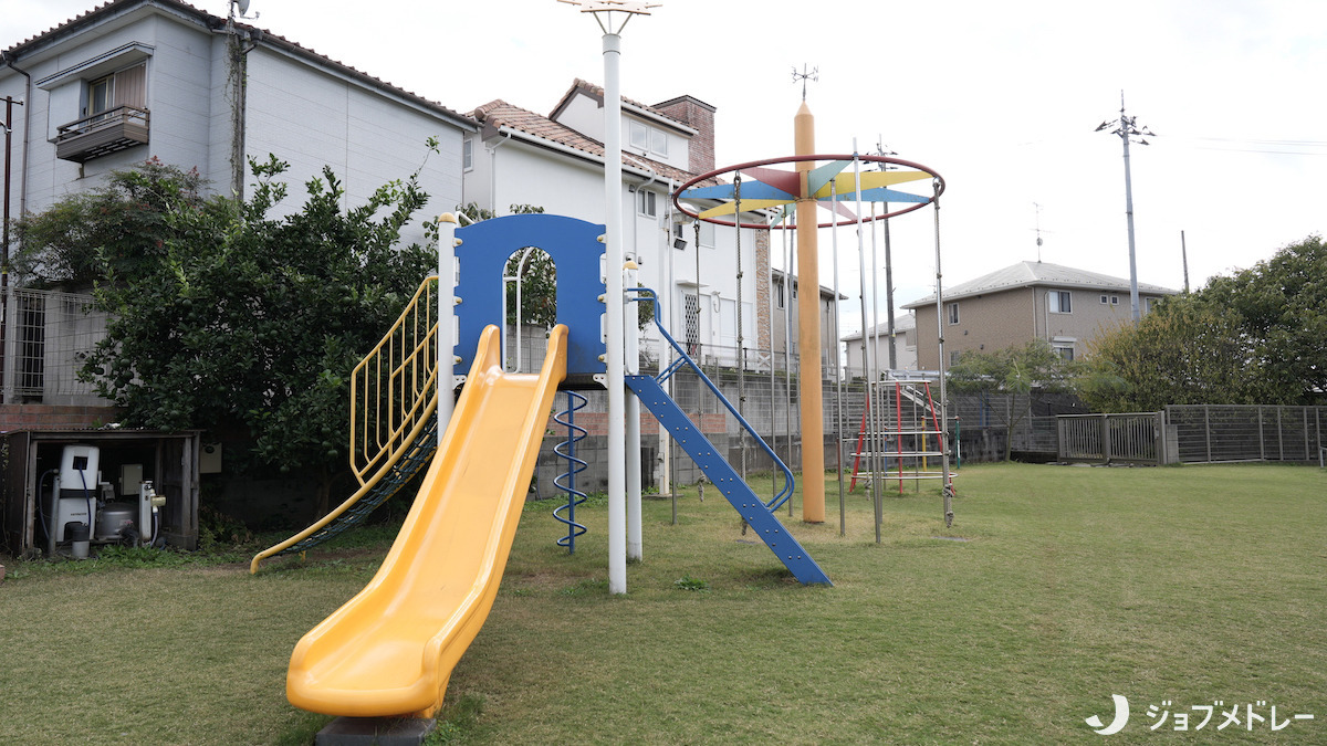 認定こども園　手賀の丘幼稚園・保育園（保育士の求人）の写真7枚目：遊具も充実しています！