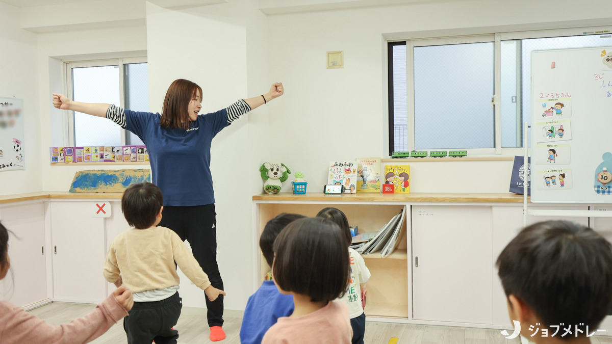 児童発達支援・放課後等デイサービス グラン・シード南郷ルーム(保育士の求人)の写真6枚目:楽しみながら力を身につけることができるよう療育に取り組んでいます