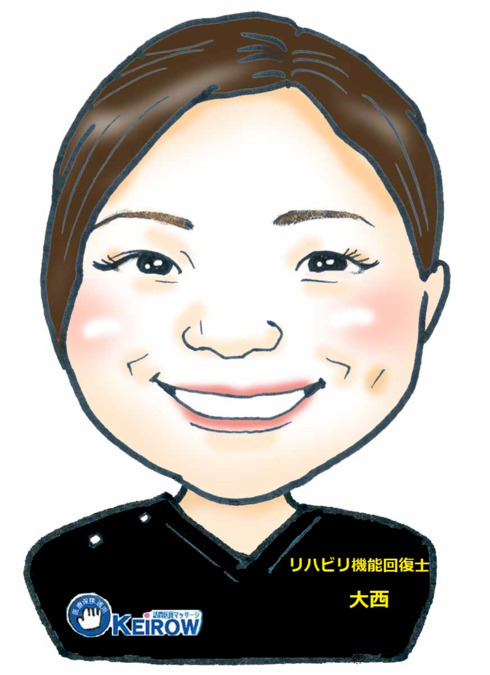 KEiROW坂出中央ステーション(あん摩マッサージ指圧師の求人)の写真5枚目:坂出中央ステーション
大西彩加先生(店長) 31才
四国医療専門学校卒