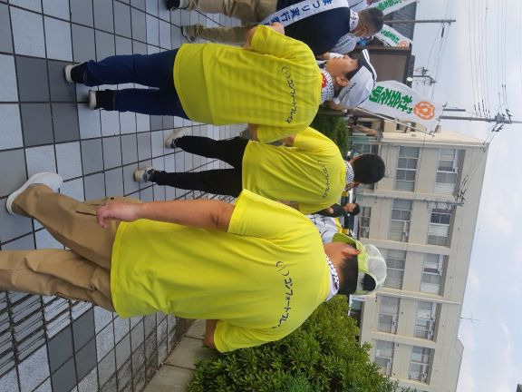 グループホームサンキュー（生活支援員の求人）の写真2枚目：先日、地域の祭りに参加してきました。