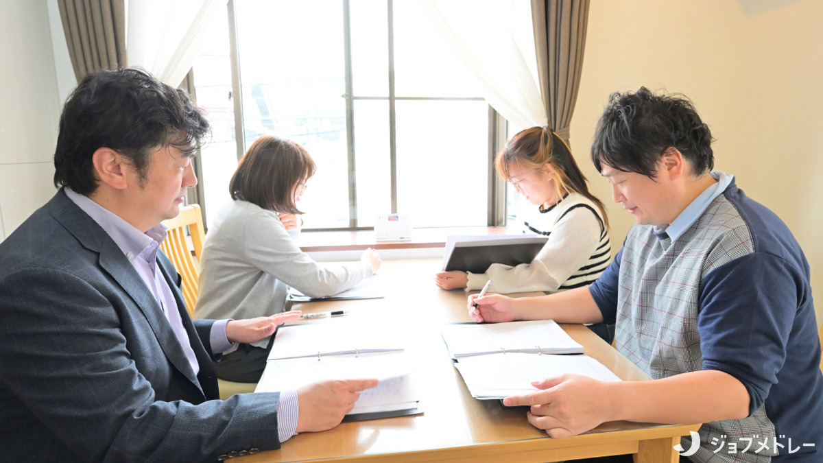 ラ・メゾン大原の写真13枚目：それぞれのスタッフが力を合わせて業務にあたっています