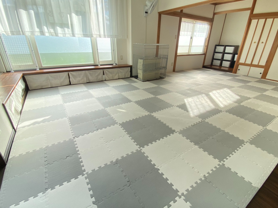 児童発達支援・放課後等デイサービスあひるの写真2枚目：広々としたメインの活動室。朝の会や静かものから動くものと様々な活動をしています。