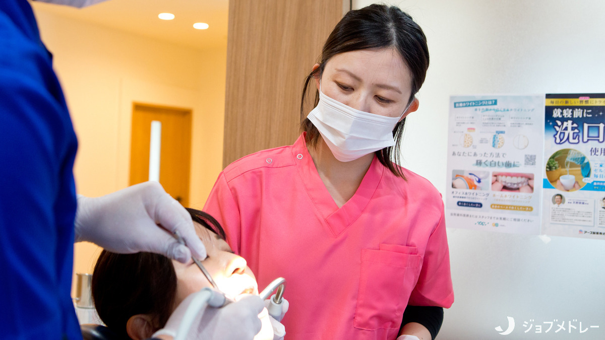 とうだい歯科クリニック（歯科衛生士の求人）の写真9枚目：患者さまの不安を取り除けるような対応を心がけています