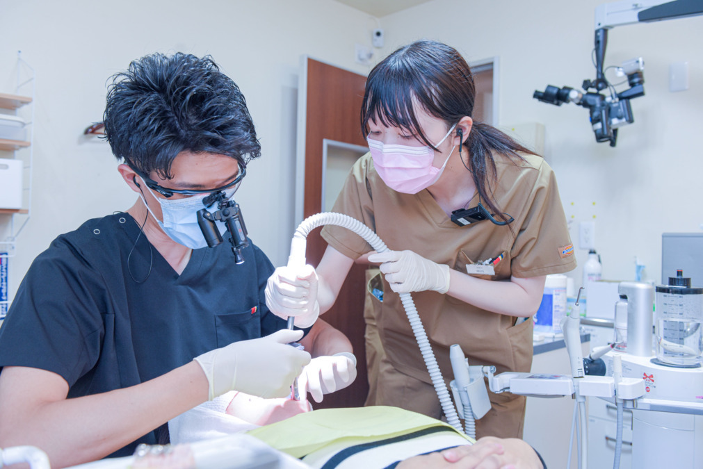 医療法人社団　ピュアスマイル　原田歯科クリニック（歯科医師の求人）の写真6枚目：歯科助手との連携