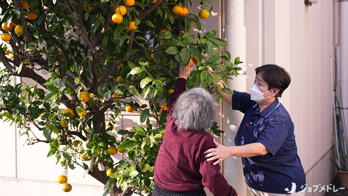 社会福祉法人翠生会　和光ホーム（介護職/ヘルパーの求人）の写真12枚目：移り変わる季節を感じています