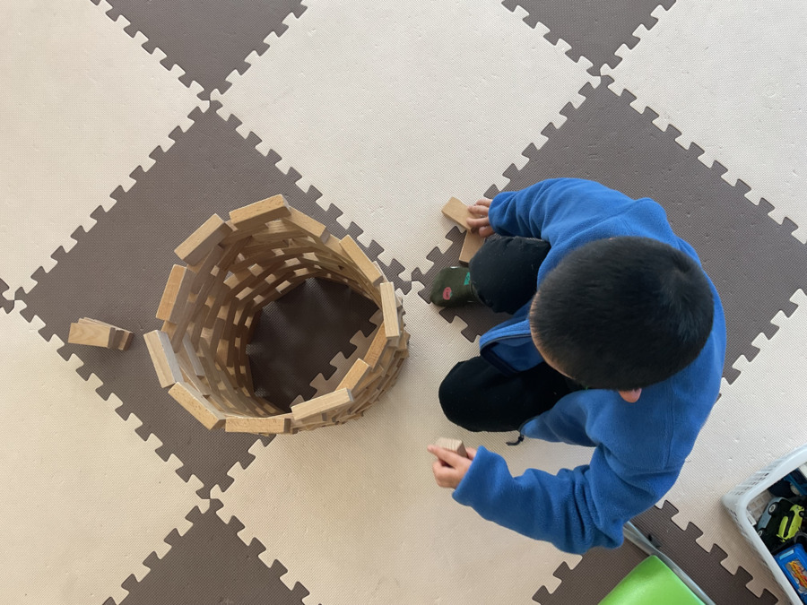 通所支援ベルテール須崎園（保育士の求人）の写真5枚目：積み木