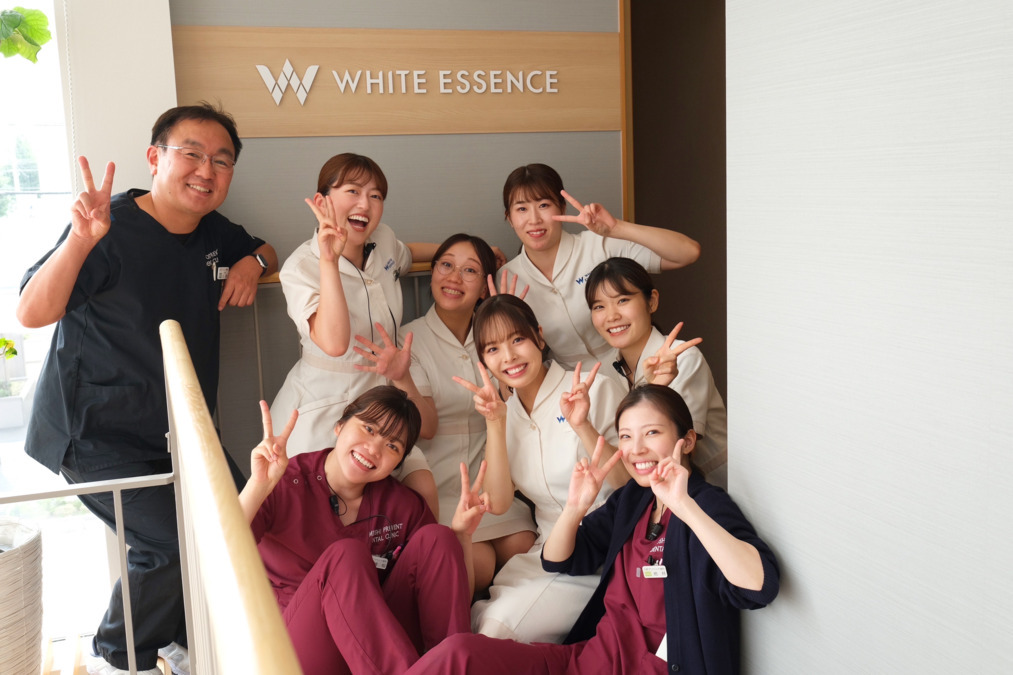医療法人社団白優会三好プリベント歯科（歯科衛生士の求人）の写真2枚目：スタッフは無料でホワイトニングを受けられるため皆歯が白いです♪