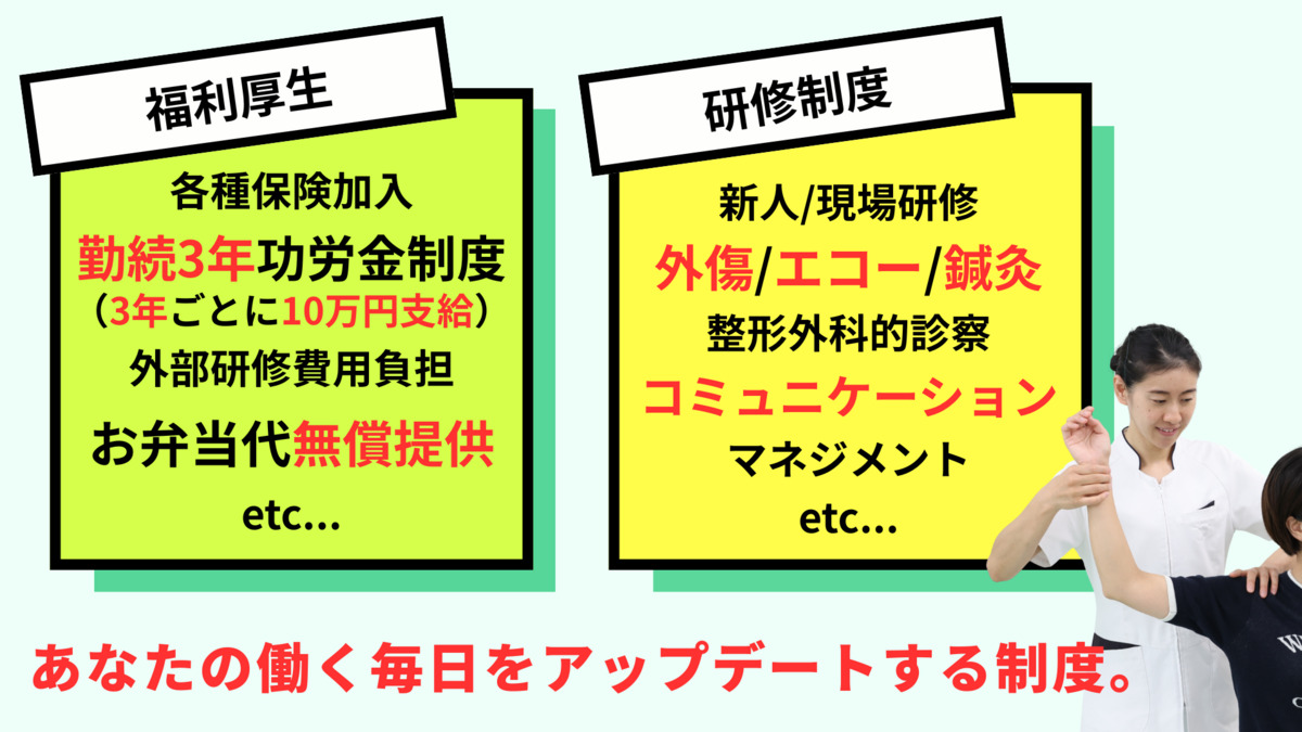 よし鍼灸接骨院 南堀江院（整体師の求人）の写真2枚目：