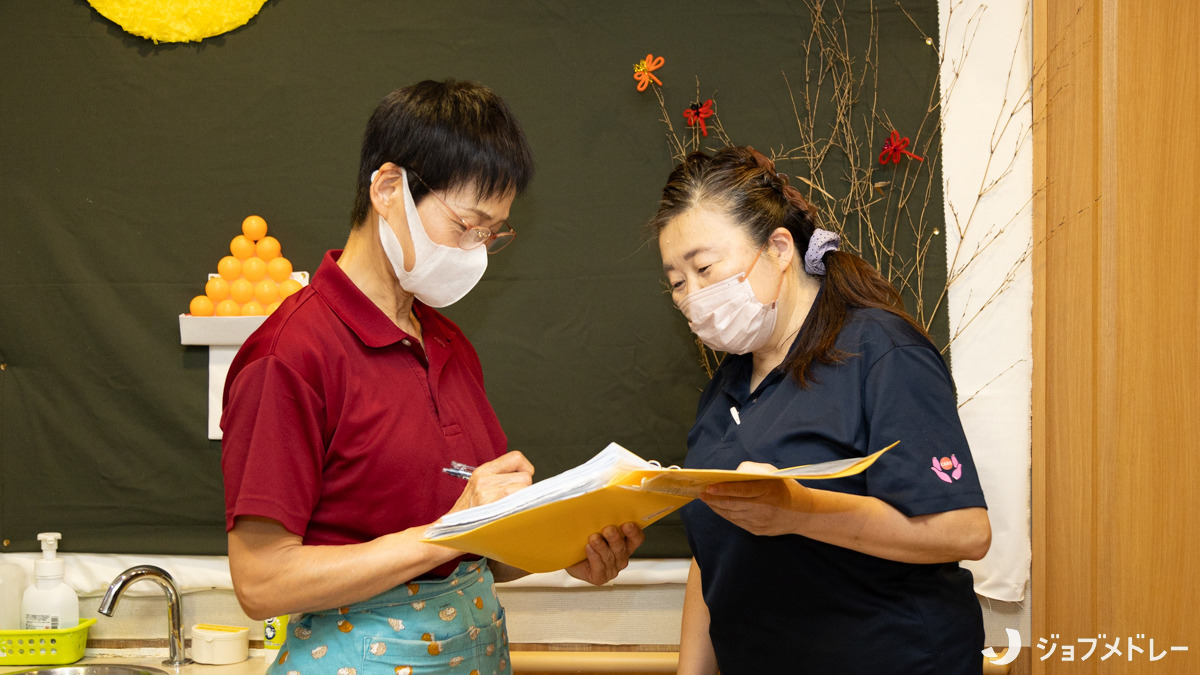 小規模多機能型居宅介護エクセレント岡崎（介護職/ヘルパーの求人）の写真12枚目：職員同士が協力し合う職場です