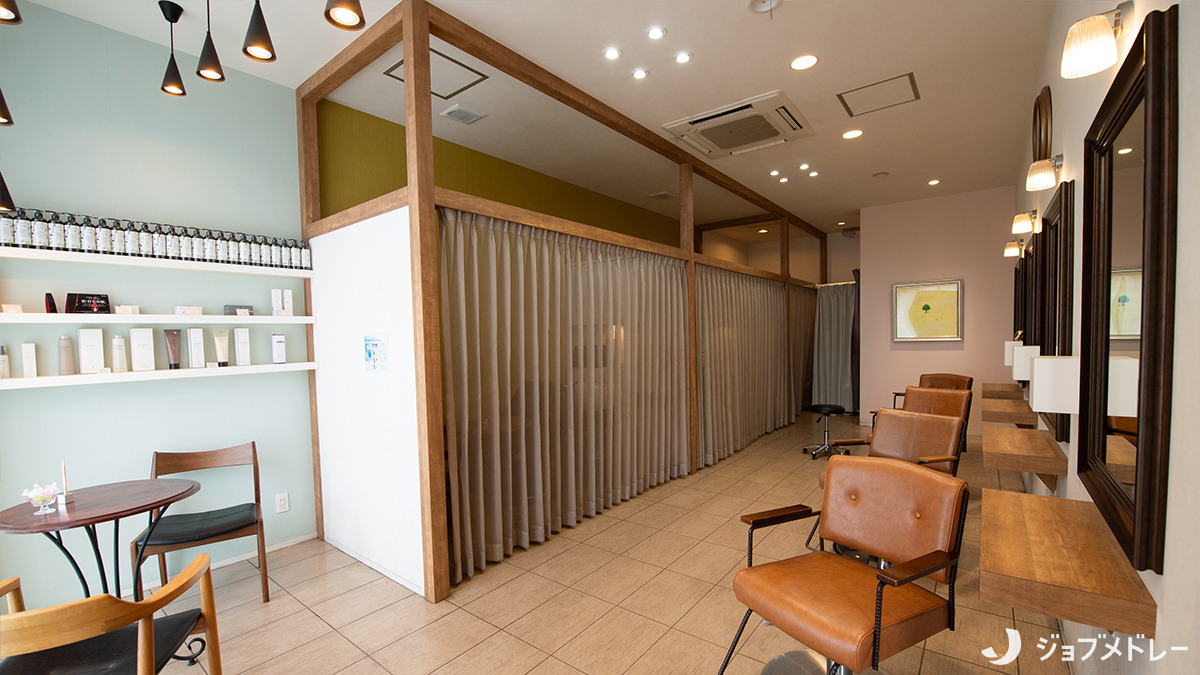 Natural Spot（美容師の求人）の写真4枚目：店内の様子です