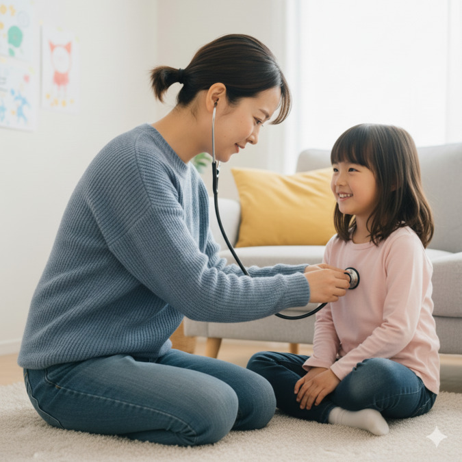 医療法人社団ラルゴ　訪問看護ステーション　ドルチェ（看護師/准看護師の求人）の写真5枚目：小児訪問看護では医療依存度が高くないので、未経験者も安心して働けます。