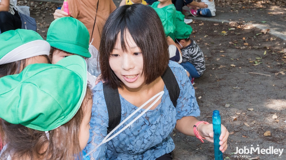 保育園SCOPS(スコップス)(調理師/調理スタッフの求人)の写真:自社契約畑で、有機野菜の世話や収穫を通して食育活動を行っています