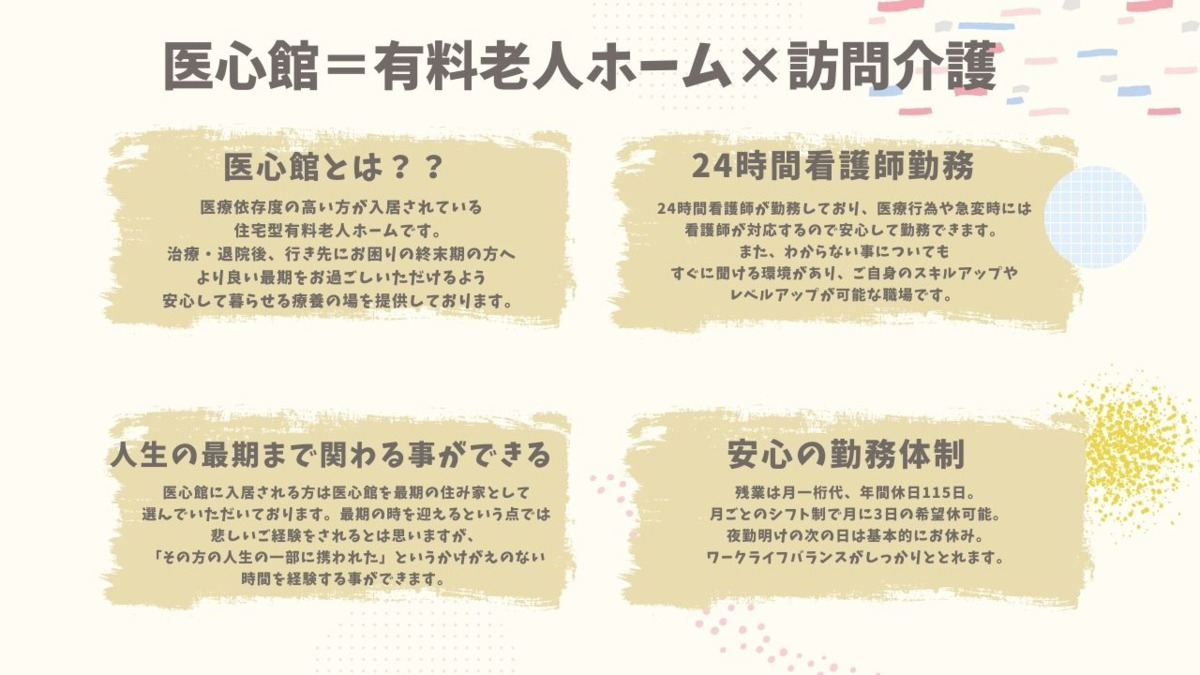 住宅型有料老人ホーム『ホスピス西城Ⅰ・Ⅱ』（看護師/准看護師の求人）の写真2枚目：