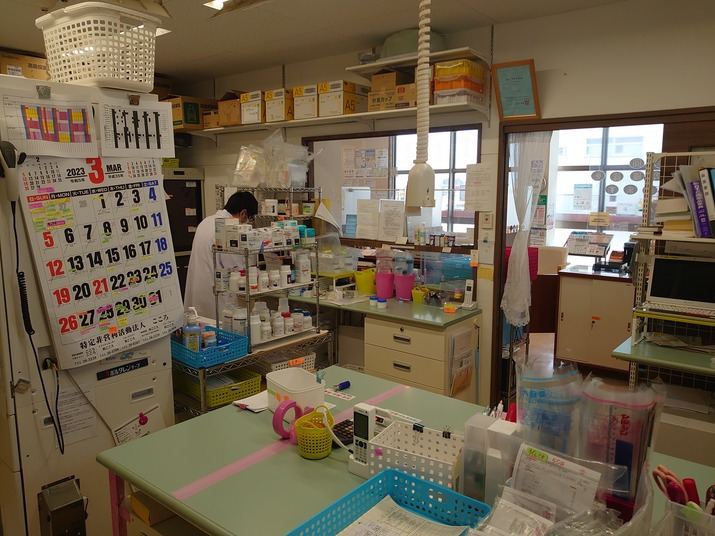 のぞみ薬局相馬店（薬剤師の求人）の写真5枚目：のぞみ薬局相馬店の調剤室